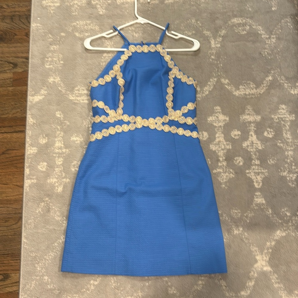 Lilly Pulitzer halter shift dress size 4 like new